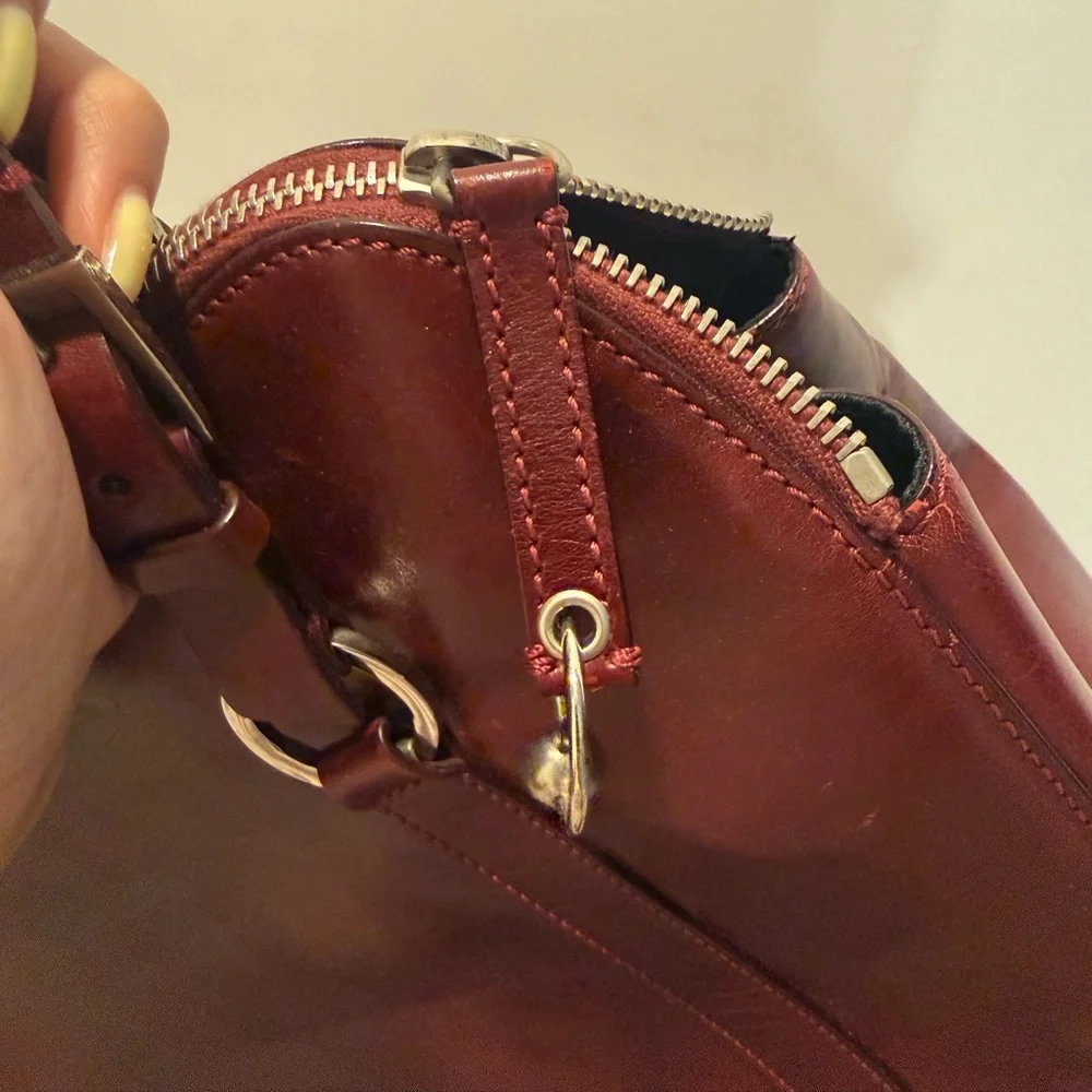 Vintage Galliano Dior Hardcore Piercing Bag - Burgundy